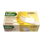Falcon Latex Rubber Glovs Med