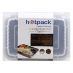 Hot Pack Microwave Container Rect W/Lid Bb8366