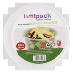 Hot Pack Microwave Container Round 250Ml W/Lid
